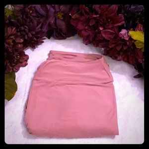 Solid Mauve Buttery soft leggings